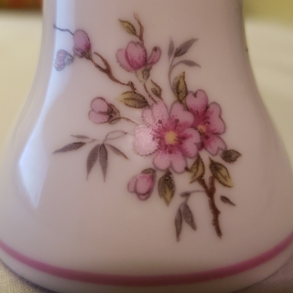 Reutter Porzellan Floral Porcelain Bell Germany